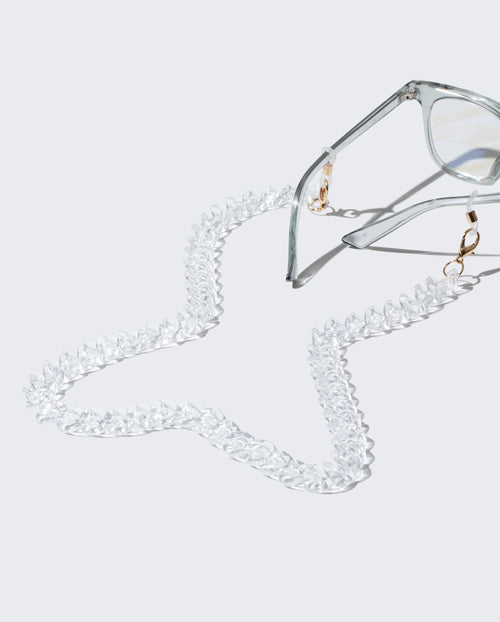 Swarovski crystal deals glasses chain