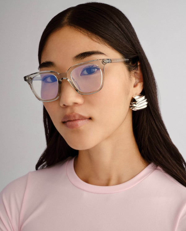 The Snatcher In Black Tie | Clear Frame Reading Glasses – TBC Eyewear